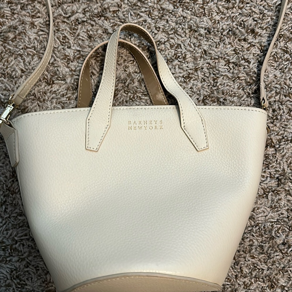 Barneys New York Leather Bucket Bag